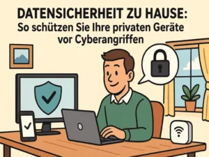 Mehr über den Artikel erfahren Datensicherheit zu Hause: So schützen Sie Ihre privaten Geräte vor Cyberangriffen